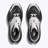 Top view of men's black/white Hoka Speedgoat 7 running shoe