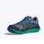 Inner side view of men's Hoka Tecton X 2 trail running shoe in strata/virtual blue colour