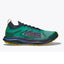 Side view of women's Hoka Zinal 2 trail running shoe in tech green/strata colour