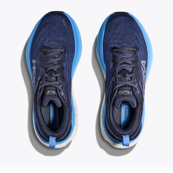 Men s Hoka Bondi 8 11.5 D Black White