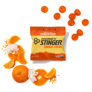 Package of Honey Stinger orange blossom energy chews