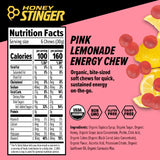Honey Stinger pink lemonade energy chews nutrition facts