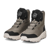 Pair of taupe/black Icebug Alne studded winter boots