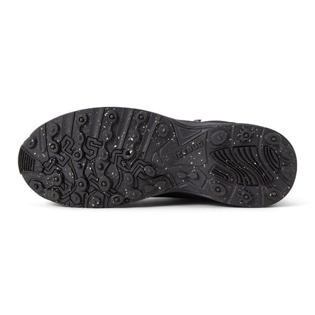 Sole of a black Icebug Pace 4 studded winter boot