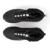 Top view of a pair of black Icebug Pace 4 studded winter boots