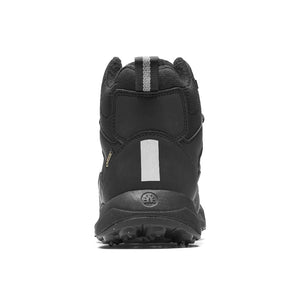 Heel view of men's Icebug Pace3 studded boot in black