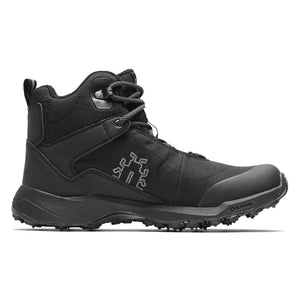 Inner side view of men's Icebug Pace3 studded boot in black