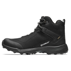 Side view of men's Icebug Pace3 studded boot in black