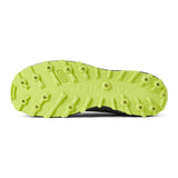 Sole of men's black/green Icebug Pytho 7 studded running shoe