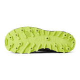 Sole of women's black/green Icebug Pytho 7 studded running shoe