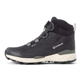 Side view of men's black Icebug Rover 2 studded hiking boot