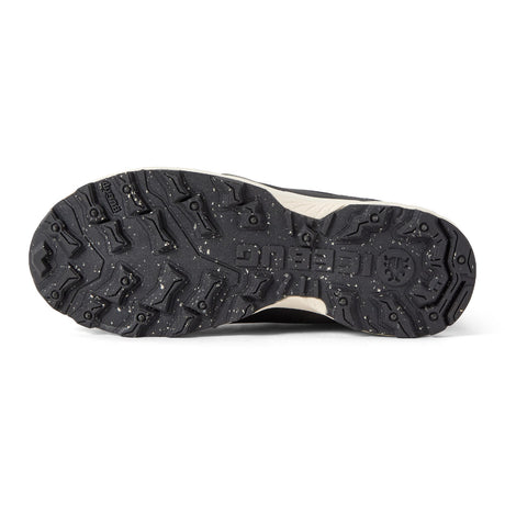 Sole of men's black Icebug Rover 2 studded hiking boot