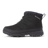 Side view of women's black Icebug Sala winter studded boot