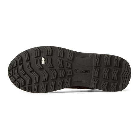 Sole of a brown Icebug Sander winter boot