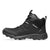 Side view of women's black Icebug Speed2 studded winter boot