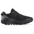 Inner side view of women's Icebug BUGrip Gore-Tex studded running shoe in true black