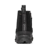 Heel view of men's Icebug Boda studded chelsea boot in black