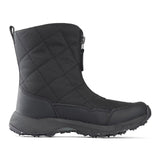 Inner side view of men's black Icebug Ivalo4 studded winter boot