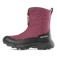 Side view of women's mulberry Icebug Ivalo4 studded winter boot