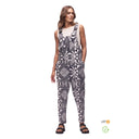 Front on-model view of Indyeva Arin overall in Hematite pattern