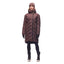 Front on-model view of women's Indyeva Leggero II down jacket in 'hickory' colour