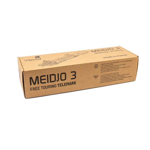 Box of InWild MEIDJO 3 SR telemark ski bindings