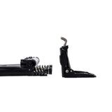 Side view of an InWild MEIDJO 3 SR telemark ski binding in ski mode