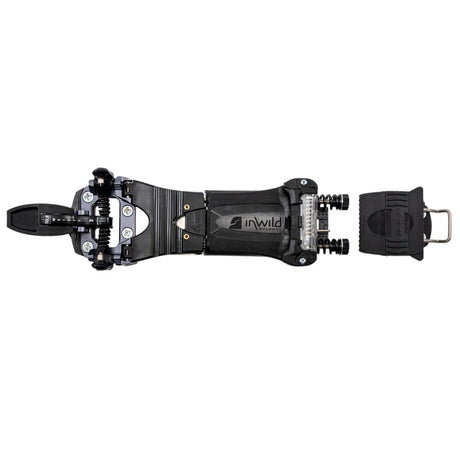 Top view of an InWild MEIDJO 3 SR telemark ski binding