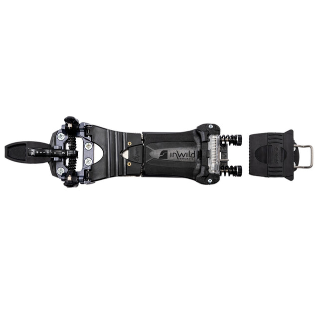 Top view of an InWild MEIDJO 3 SR telemark ski binding