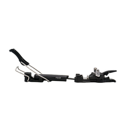 Side profile view of an InWild SIMPLL telemark ski binding
