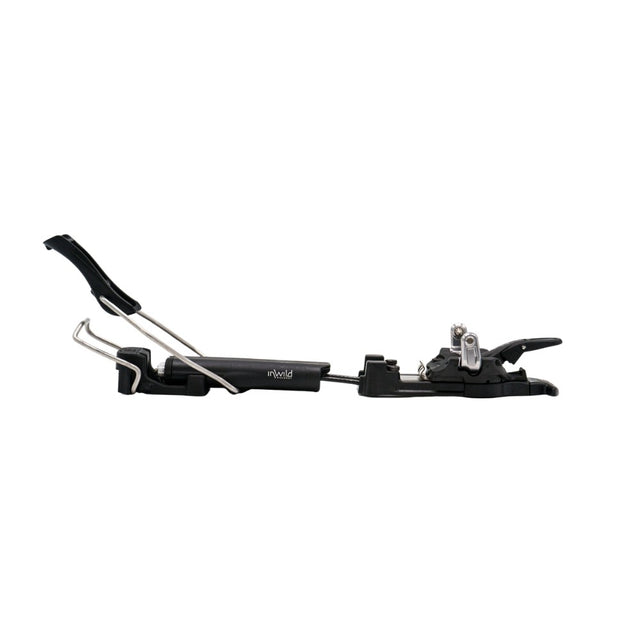 Side profile view of an InWild SIMPLL telemark ski binding