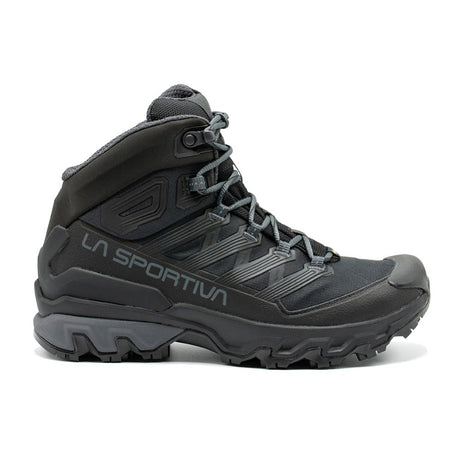 Side view of men's black La Sportiva Ultra Raptor 3 hiking boot