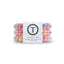3-pack view of Teleties hair ties in 'eat glitter for breakfast' colour
