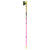 Extended view of neon pink/yellow Leki Ultratrail FX.One trail running pole