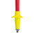 Tip detail of red/yellow Leki Ultratrail FX.One trail running pole