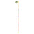 Extended view of red/yellow Leki Ultratrail FX.One trail running pole