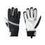 Pair of black/white Lill-sport comfy leather gloves