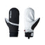 Pair of black/white Lill-sport comfy leather mitts