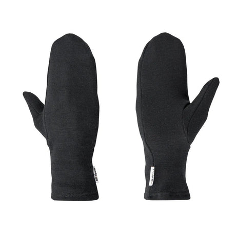 Pair of black Lill-sport wool liner mitts