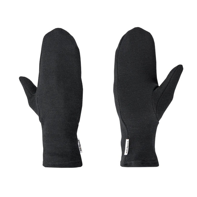 Pair of black Lill-sport wool liner mitts