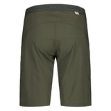 Back view of women's maloja AnemonaM bike shorts in aspen woods colour