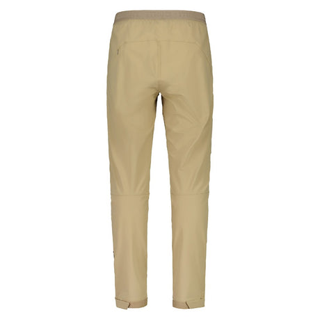 Back view of men's maloja DurlachM. enduro pants in gravel colour