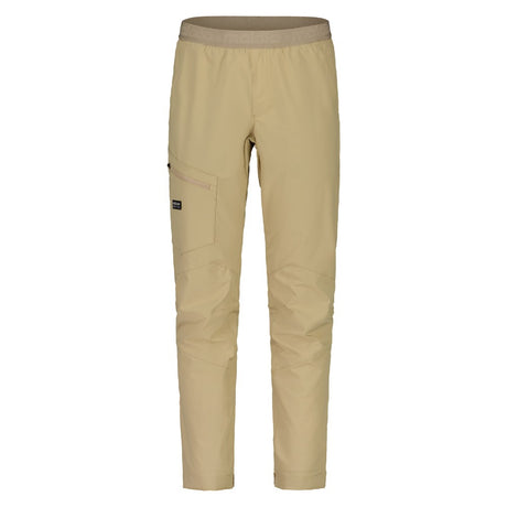 Front view of men's maloja DurlachM. enduro pants in gravel colour