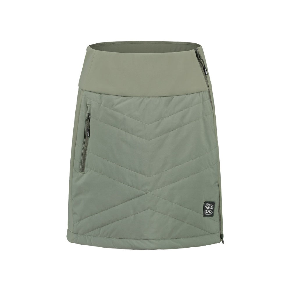 Front view of maloja HochfeilerM. insulated skirt