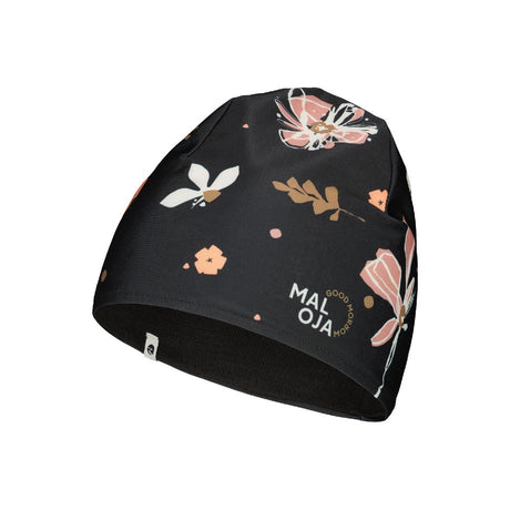 maloja KatzensteinM. Beanie in black flora pattern