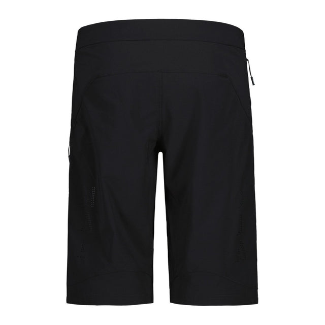Back view of men's maloja TorreM. enduro shorts in black