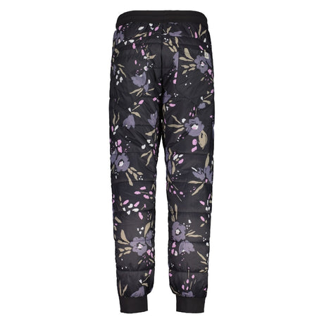 Back view of black/floral maloja ViturinU. insulated pants