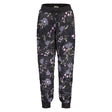 Front view of black/floral maloja ViturinU. insulated pants