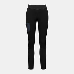 Women's black Mammut Aconcagua warm tights