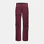 Women's maroon Mammut Taiss Guide SO pants